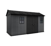 Abri de Jardin Newton Plus 1375-8,6 m² - Gris Aspect Bois - KETER