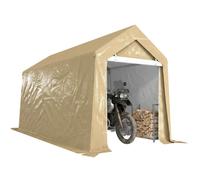 Abri de jardin - Outsunny - 2 x 3,6 m - tente de stockage tente de garage en acier galvanisé et grande porte - abri de vélo garage
