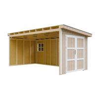 Abri de jardin qualité premium 11,47 m² - h231x248x530 cm - marron