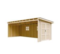 Abri de Jardin Qualité Premium 14 3 m² - H231x248x648 cm - Sans plancher e paroi latérale - Timbela M941B