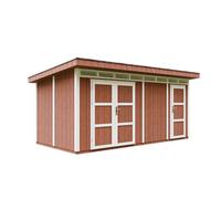 Abri de jardin qualité premium 8.52+2.95 m² garage moto exterieur - rouge