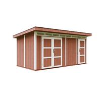 Abri de jardin qualité premium 8.52+2.95 m² garage moto exterieur - rouge