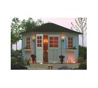 Solid Abri pentagone Nancy - 7.88 m²