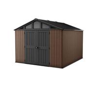 Keter Abri de Jardin Stronghold 10115-10,7 m2 - Marron Aspect Bois
