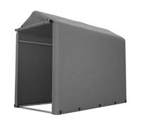Abri de jardin tente de stockage portable avec cadre en métal galvanisé et grande porte, 1 x 1,87×1.6 m-THANADDO