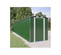 Abri de jardin Vert 192x938x223 cm Acier galvanisé 3147436