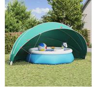 vidaXL Abri de piscine 592 x 590 x 275 cm polyester 185T avec revêtement en PU