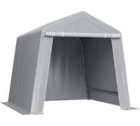 Abri de rangement extérieur 8 x 8 pieds Abri de voiture imperméable Tente de garage