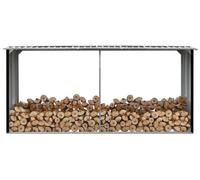 Abri de rangement - Grange de jardin extérieure - Gris anthracite - Structure en acier - Résistant aux intempéries