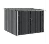 vidaXL Abri de vélo en métal 3 pièces Anthracite 216 x 207 x 158 cm Double portes