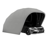 Abri De Voiture En Acier Inoxydable, Garage Semi - Automatique, Carport Pliant, Auvent D'auto , Tente De Garage Lourde, Verrouillable, Auvents pour voitures (Gris 5,9*2,7*2,45 M) (5.9 x 2.7 x 2.45 m)