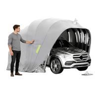 Abri De Voiture en Acier Inoxydable, Pliant Auvents Rétractable Robuste Abri De Voiture, AB ri Robuste Et Durable, AB ri De V oiture Toutes Saisons pour Parking, Cour