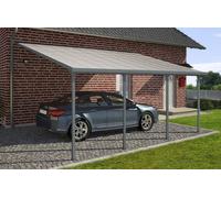 Abri de voiture en aluminium Feria Palram - Auvent 3 x 6,1 m gris