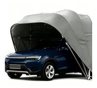 Abri de Voiture Pliable, Abri De Voiture en Acier Inoxydable | Carport Pliant, Auvent D'auto , Tente De Garage Lourde, Verrouillable, Auvents pour voitures(6x2.5x2.5m)