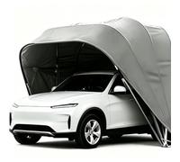 Abri de Voiture Robuste en Acier Inoxydable, Pliable, pour Pick-up et SUV | Auvent de voiture semi-automatique, résistant à la pluie et à la neige, abri durable(6x2.7x2.5m)