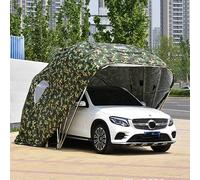 Abri de voiture robuste, grand garage portable entièrement automatique, tente de voiture télescopique pliante en acier inoxydable, auvent de voiture extérieur pour,5.5*2.5*2.3M/18*8.2*7.6ft