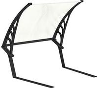Abri / garage pour tondeuse robot. Toit transparent et relevable. Dimensions monté : profondeur 1 m, largeur 77 cm, hauteur