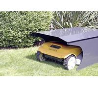 Abri / garage pour tondeuse robotisée en tôle d'aluminium thermolaquée. 981 x 736 x 476 mm.