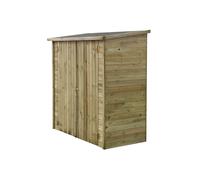 Habitat et Jardin – Abri de jardin bois adossable Lipki 1,79 × 0,90 × 1,78/1,87 m