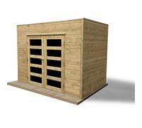 Abri Jardin Bois "Capri" - 5.94 M² - 2.99 X 1.99 X 2.25 M - 19 Mm