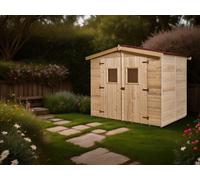 abri jardin bois Eden 2.70x1.87m 5m2 AVEC PLANCHER