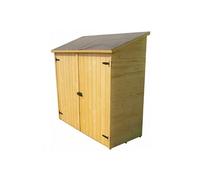 Abri mural 1m² bois naturel ed1708e