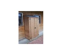 Abri mural bois multi-usages 0.64 m² avec 3 étagères the1206.01