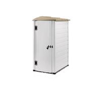 Habrita - Abri Mural Résine 1,16 M2 Beige/Marron - Evo 100.1 Reverso Marron
