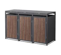 Abri pour poubelles Habillage pour poubelles Abri pour poubelles pour 3 poubelle