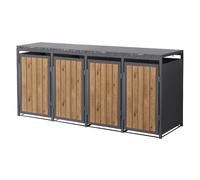 Abri pour poubelles Habillage pour poubelles Abri pour poubelles pour 4 poubelle