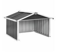 Abri pour robot tondeuse à gazon - lemon - 92x97x63cm Acier galvanisé Anthracite A53