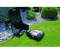 Abri pour tondeuse à gazon Mowerport pliable. En tôle d'aluminium, avec revêtement en poudre époxy. Facile à monter. Possibilité de l'agrandir selon vos besoins.