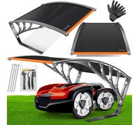 Abri pour tondeuse robot KESSER® : garage, toit, carport, auvent pour tondeuse robot, tondeuse à gazon, robot tondeuse, Automower, jardin, résistant aux intempéries. Garage pour tondeuse robot avec ma