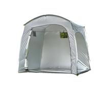 Abri pour Vélos Tente de Rangement for 4 vélos | Vélo, couvertures imperméables, abri, meubles d'extérieur for outils de jardin, tondeuse à gazon(Light Grey)