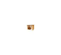 Abri range-bûches fermé et esthétique 1.90 m² avec structure de bois rb2311