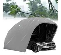 Abri télescopique portable semi-automatique, auvent de protection solaire d'extérieur résistant aux intempéries, abri de voiture pour SUV et voitures, 6 m x 2,7 m x 2,5 m