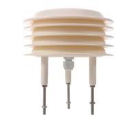 Abri ventilé pour capteur CO2 extérieur en ABS blanc anti-UV | Boîtier multicouche pour capteur d’air, interfaces standardisées, passages de câbles réservés, couvercle facile à ouvrir