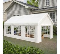 Abri voiture 3 x 6 m double passage avec portes roulantes Maisentiel