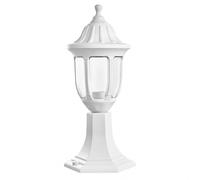 Abrila Angélica Applique Mural Extérieur Classique 1×E27 IP44, Blanc, 42,7X16,6X16,6