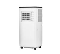 Abrila - Climatiseur portable PUFF blanc | 7000 BTU | 2 vitesses | déshumidificateur | télécommande | kit fenêtre | 70 x 33 x 28 cm