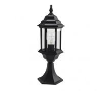 Abrila Pollux Applique Mural Extérieur Classique 1×E27 IP44, Noir, 48,5X17X17