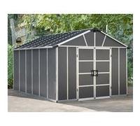 Palram - Abri de jardin Yukon 11,7 m² avec base aluminium et polycarbonate Gris 705161