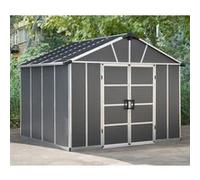 Palram - Abris De Jardin 7.9m² Gris Avec Base 705160 Gris