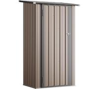 Abris de jardin en métal avec portes verrouillables, dimensions 90 x 50 cm. Abris de jardin en métal pour l'extérieur, coffres de rangement en acier pour terrasse, jardin, cour et pelouse, couleur mar