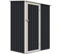 Abris De Jardin Métal "Vega Ii"- 1.35 M² -Gris Gris