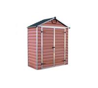 Palram Abri de jardin Skylight 6,6 m² Cadre aluminium Panneaux polycarbonate Ambre