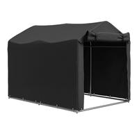 Abris de voiture - 220x157x165 cm - Imperméable - Résistant aux UV - Structure métallique galvanisée