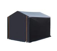 Abris Velo Extérieur Tente de Stockage Imperméable Oxford pour Motos | Bloque Des Uv, Conception Anti-Gouttes avec Ventilation, Cadre MéTallique Peut Contenir 2 VéLos(160cm/63in)