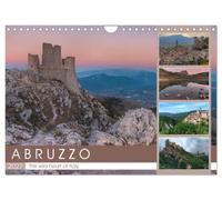 Abruzzo - The wild heart of Italy. (Wall Calendar 2027 DIN A4 landscape), CALVENDO 12 Month Wall Calendar: Villages and towns balance on steep rocks, in the background majestic mountains: the Abruzzo.