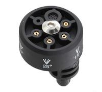 ABS Black Multi-Angle Spray Head for Car Cleaning | Six spray modes, 0° to shower pattern, removes deep dirt, pour quick connect fit, car wash essential